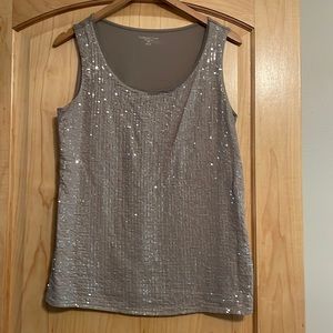 Sequin tank top